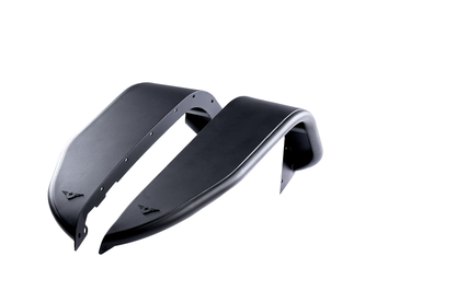 Combat Off Road Jeep JL/JLU Wrangler Black Aluminum Fenders - Front Pair