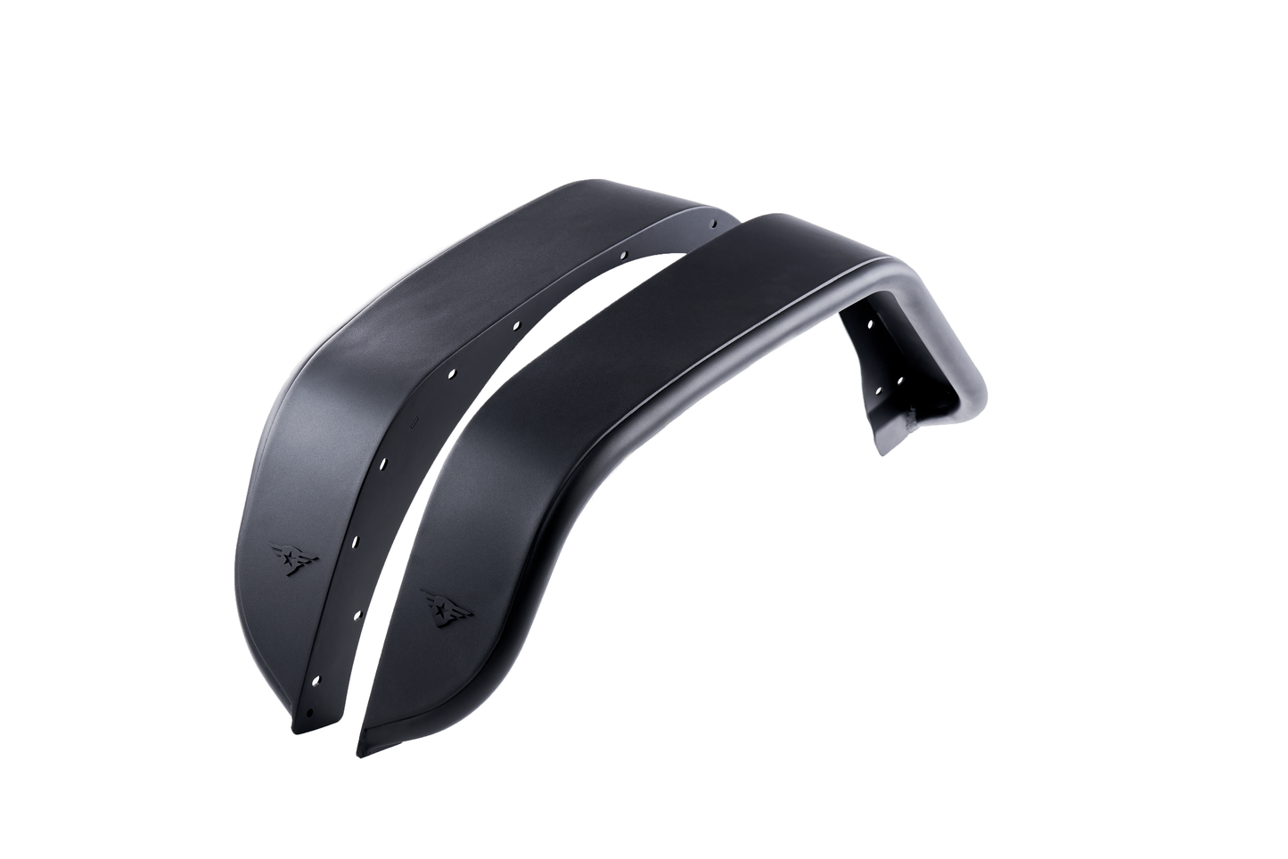 Combat Off Road Jeep JL/JLU Wrangler Black Aluminum Fender - Rear Pair