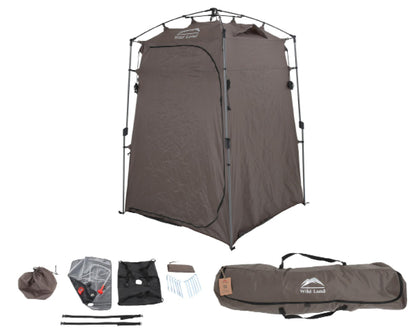 Overland Vehicle Systems Instant Portable Pop Up Shower Tent With Storage Bag