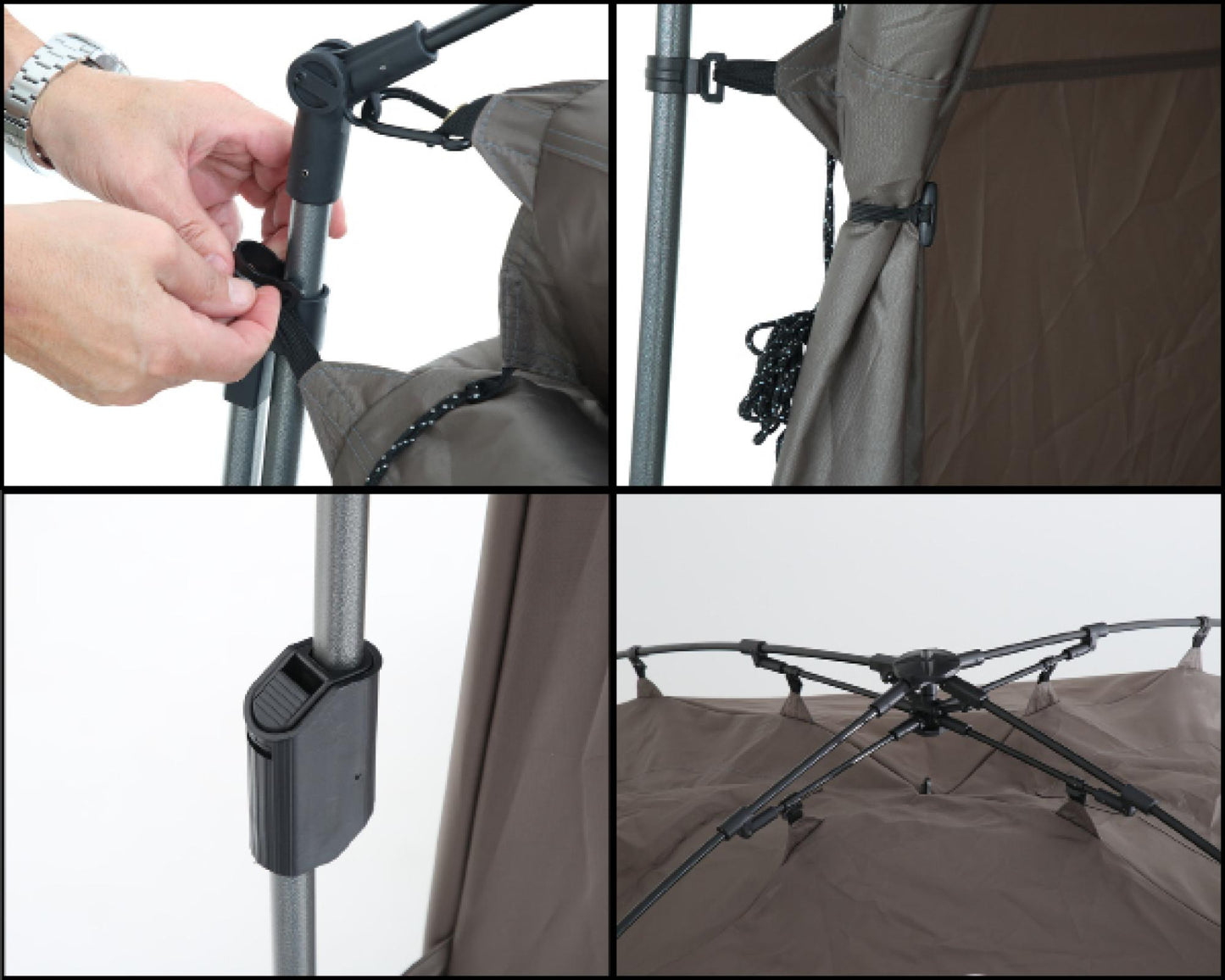 Overland Vehicle Systems Instant Portable Pop Up Shower Tent With Storage Bag