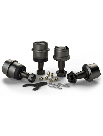 TeraFlex Wrangler JK Dana 30/44 HD Ball Joint Kit w/out Knurl Upper & Lower Set of 4
