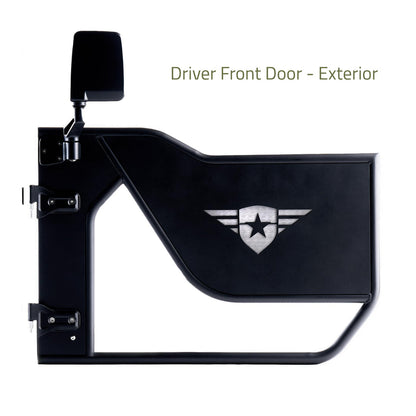 Combat Off Road Jeep JT Gladiator Tube Doors - Front Pair