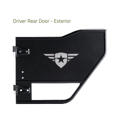Combat Off Road Jeep JT Gladiator Tube Doors - Rear Pair