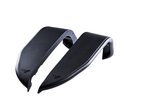 Combat Off Road Jeep JT Gladiator Black Aluminum Fenders - Front Pair