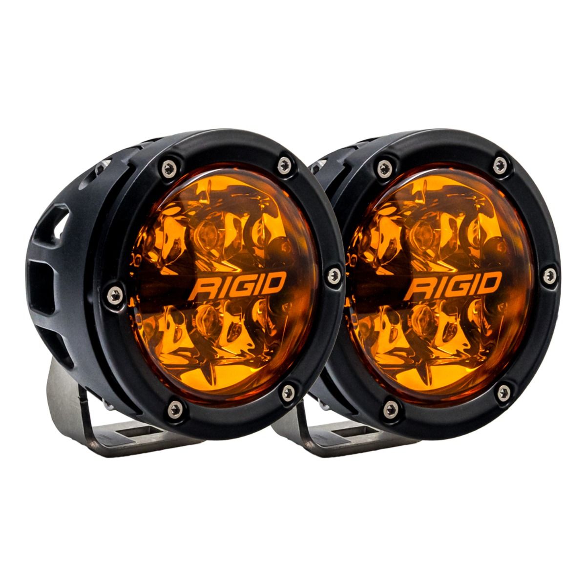 RIGID Industries 360-Series 4 Inch Spot with Amber PRO Lens Pair