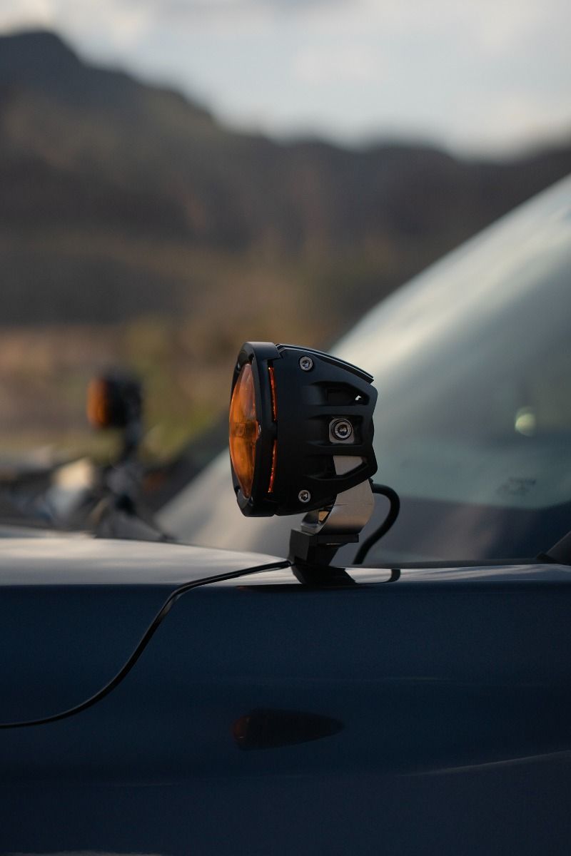 RIGID Industries 360-Series 4 Inch Spot with Amber PRO Lens Pair