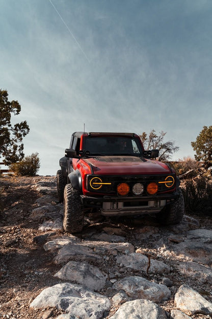 Rigid Industries 360-Series Light Cover 9 Inch Lamp Amber Single