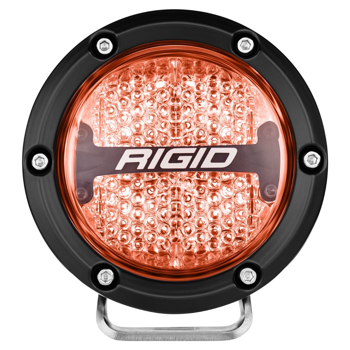 Rigid Industries 360-Series 4 Inch Off-Road Lamp Diffused Beam RGBW Backlight Set of 2