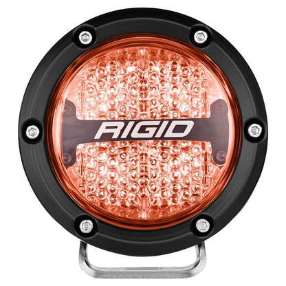 Rigid Industries 360-Series 4 Inch Off-Road Lamp Diffused Beam RGBW Backlight Set of 2