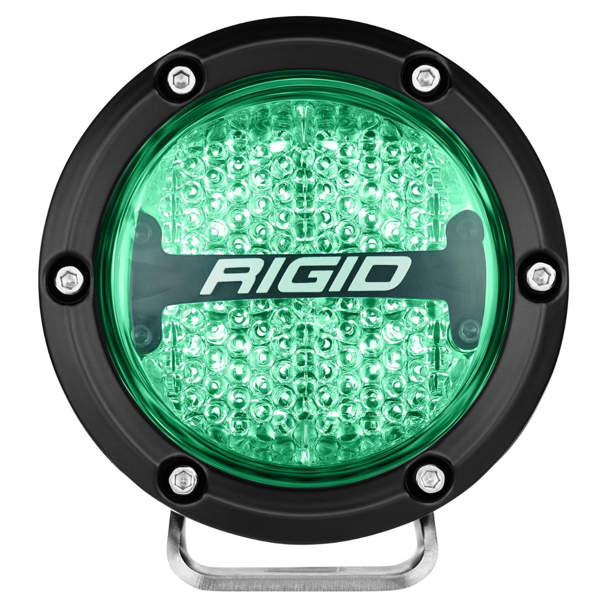 Rigid Industries 360-Series 4 Inch Off-Road Lamp Diffused Beam RGBW Backlight Set of 2
