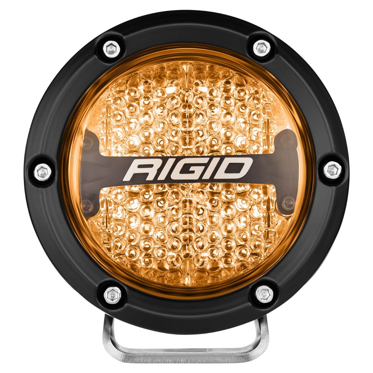 Rigid Industries 360-Series 4 Inch Off-Road Lamp Diffused Beam RGBW Backlight Set of 2