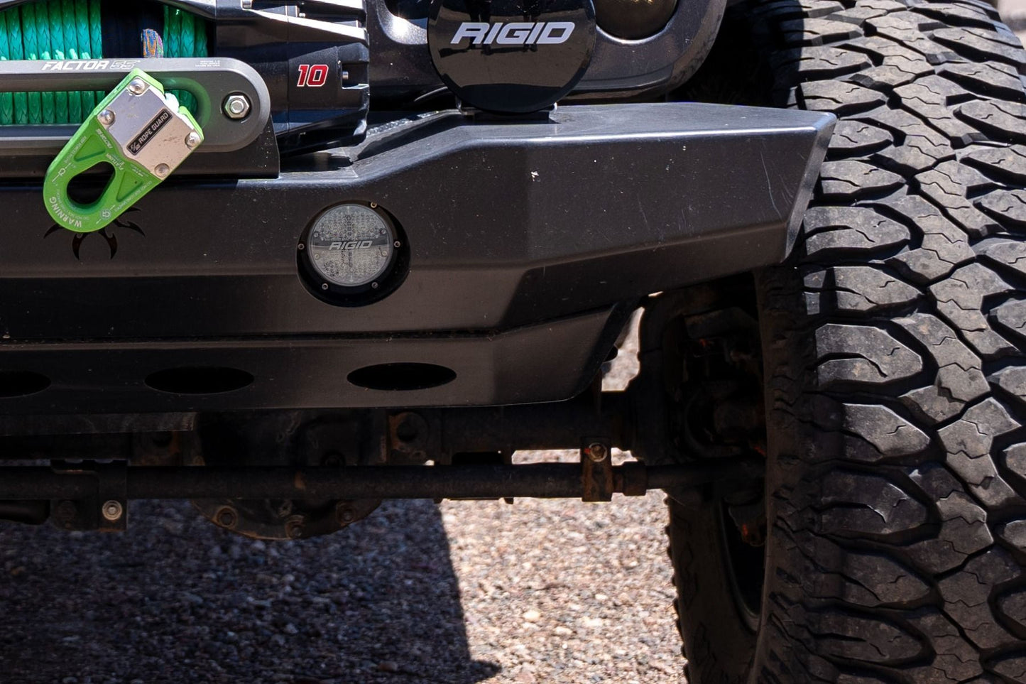 Rigid Industries 360-Series 4 Inch Off-Road Lamp Diffused Beam RGBW Backlight Set of 2