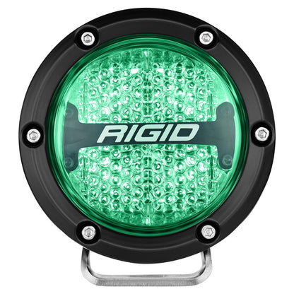 RIGID Industries 360-Series 4 Inch Off-Road Lamp Drive Beam RGBW Backlight Set of 2