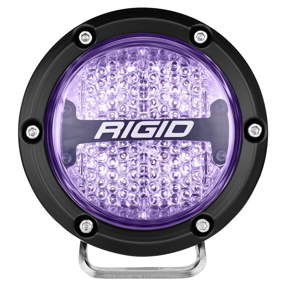 RIGID Industries 360-Series 4 Inch Off-Road Lamp Drive Beam RGBW Backlight Set of 2