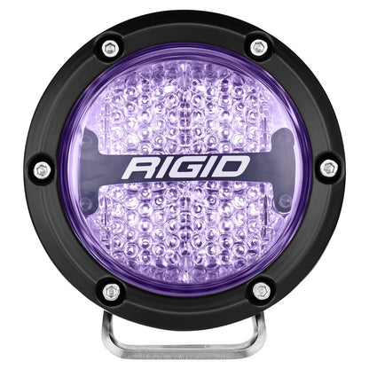 RIGID Industries 360-Series 4 Inch Off-Road Lamp Drive Beam RGBW Backlight Set of 2