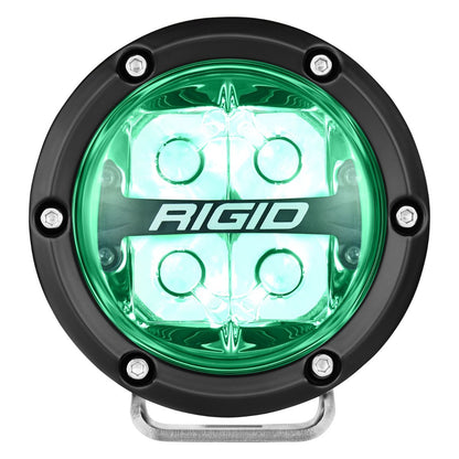 RIGID Industries 360-Series 4" LED Off-Road Spot Beam – RGBW Backlight (Pair)
