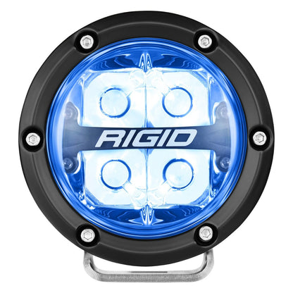 RIGID Industries 360-Series 4" LED Off-Road Spot Beam – RGBW Backlight (Pair)