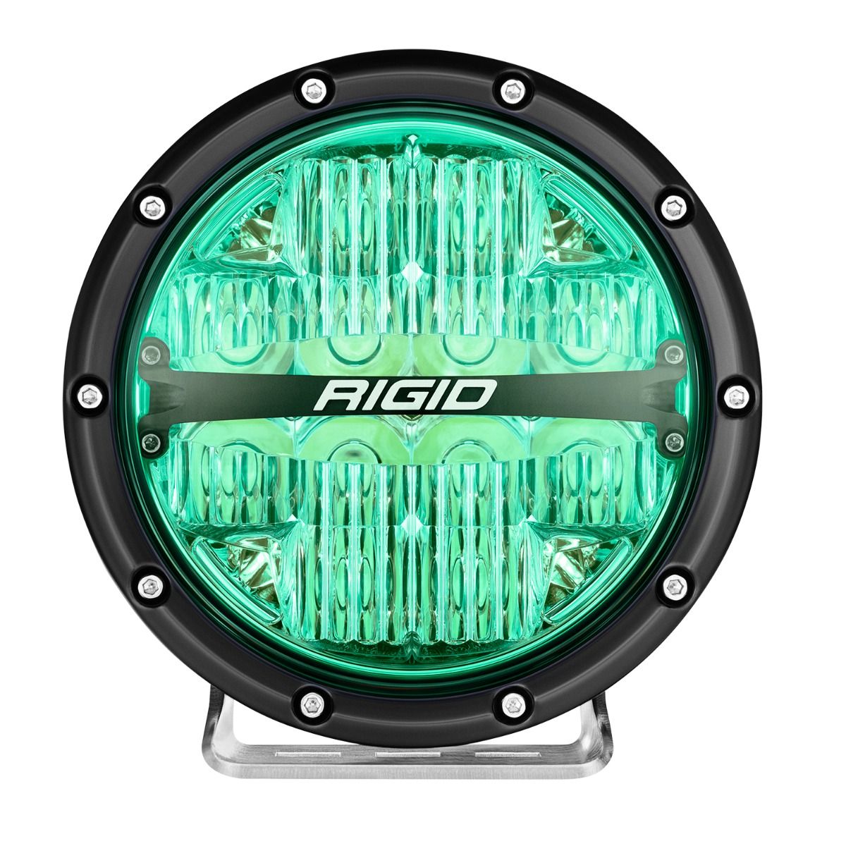Rigid Industries 360-Series 6 Inch Off-Road Lamp Drive Beam RGBW Backlight Set of 2