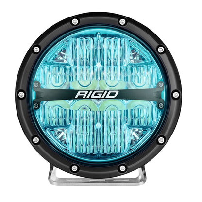 Rigid Industries 360-Series 6 Inch Off-Road Lamp Drive Beam RGBW Backlight Set of 2