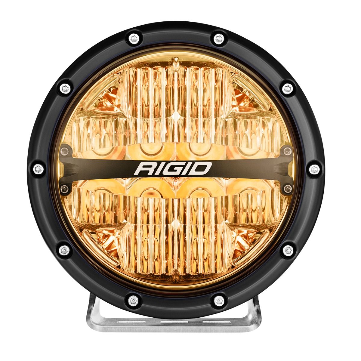 Rigid Industries 360-Series 6 Inch Off-Road Lamp Drive Beam RGBW Backlight Set of 2