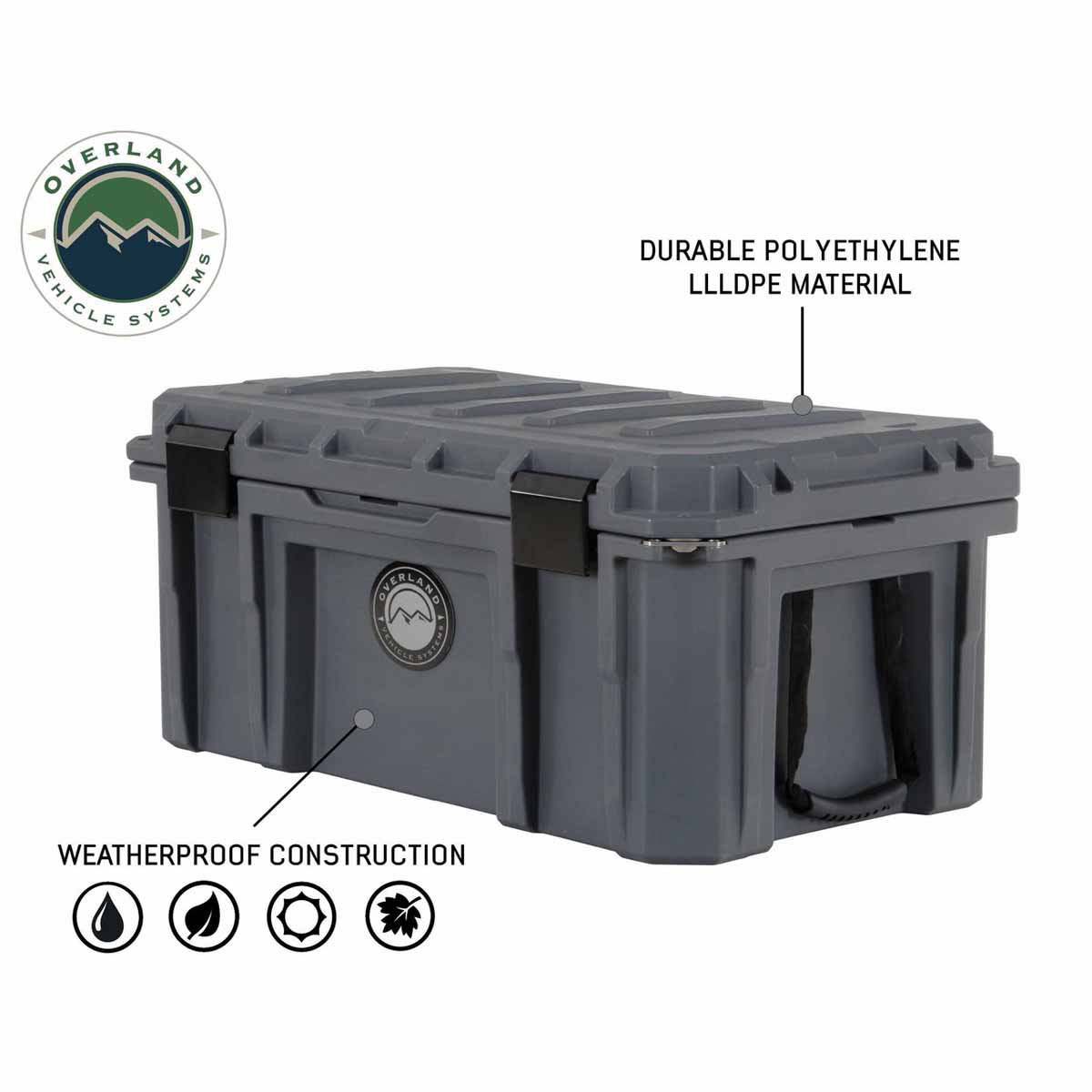 Overland Vehicle Systems Stay Dry With Overland Vehicle Systems 95 Quart Dry Box