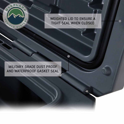 Overland Vehicle Systems Stay Dry With Overland Vehicle Systems 95 Quart Dry Box