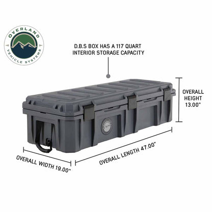 Overland Vehicle Systems Stay Dry With Overland Vehicle Systems 117 Quart Dry Box