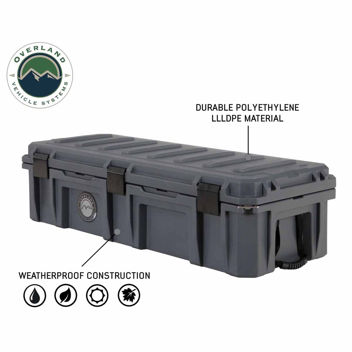 Overland Vehicle Systems Stay Dry With Overland Vehicle Systems 117 Quart Dry Box
