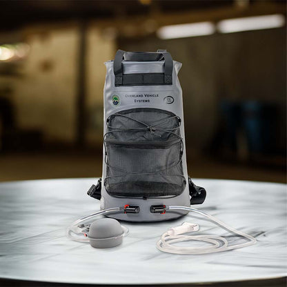 Overland Vehicle Systems Portable Camp Shower - 23 QT, Nozzle & Accessories