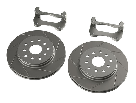 TeraFlex Wrangler JK Front Performance Big Rotor Kit w/ Slotted Rotors 5x5 Inch & 5x5.5 Inch