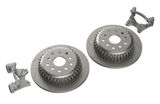 TeraFlex Wrangler JK Rear Performance Big Rotor Kit w/ Slotted Rotors 5x5 Inch & 5x5.5 Inch
