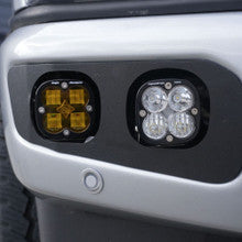 Baja Designs Amber Ford Squadron SAE/Squadron Pro Dual Fog Pocket Light Kit - Ford 2023-On F-250/350 Super Duty