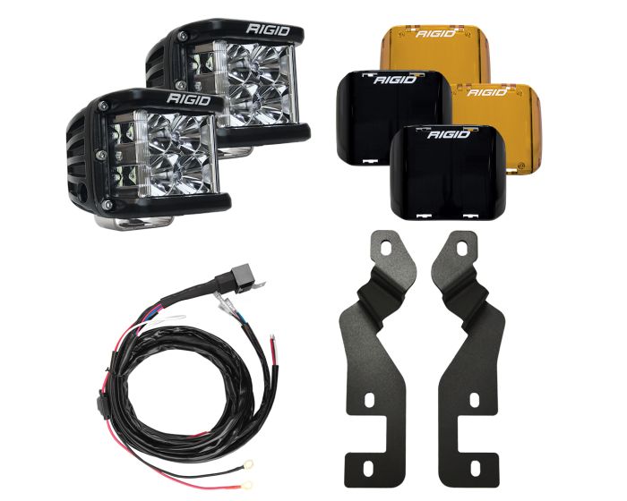 RIGID Industries 2021-Present Ford Bronco Sport A-Pillar D-SS Series Side Shooter Light Mount Kit