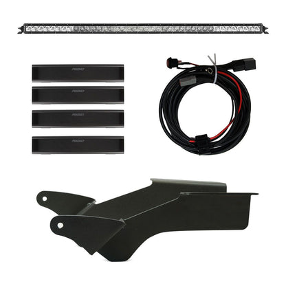RIGID Industries 2021-Present Ford Bronco Roof Rack Light Kit with a SR Spot/Flood Combo Bar Included