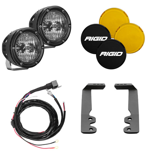 RIGID Industries 2022+ Toyota Tundra 4 Inch 360-Series A-Pillar Lighting Kit