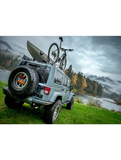 TeraFlex Wrangler JK Alpha HD Hinged Spare Tire Carrier Kit