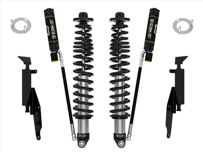 ICON 2021-2023 Ford Bronco, Rear, 1.25-3" Lift, V.S. 2.5 Series Coilover Kit, Remote Reservoir w/ CDEV, Heavy Rate Spring