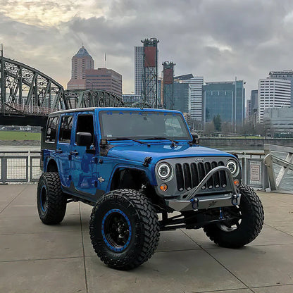 Oracle Switchback LED Halo Headlights – DRL & Turn Signal – Jeep Wrangler JK (2007–2018)
