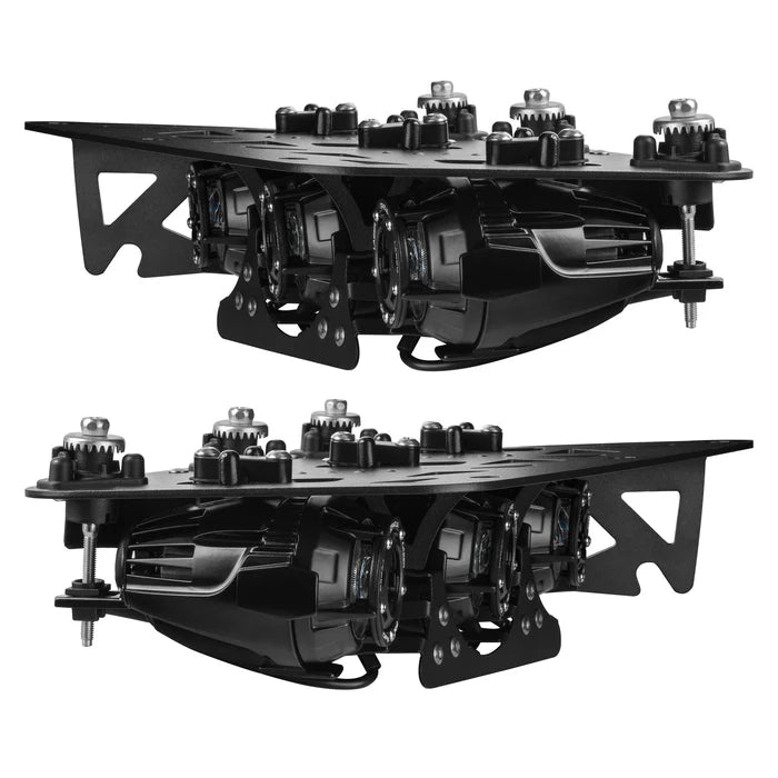 Oracle Lighting 2021-2025 Ford Bronco Off Road LASER Auxiliary Lights + LED Fog Light Kit for Steel Bumper