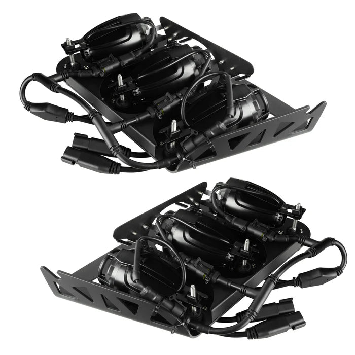 Oracle Lighting 2021-2025 Ford Bronco Off Road LASER Auxiliary Lights + LED Fog Light Kit for Steel Bumper