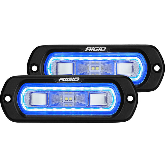 Rigid Industries SR-L Series Off-Road Spreader Pod Blue Halo Pair
