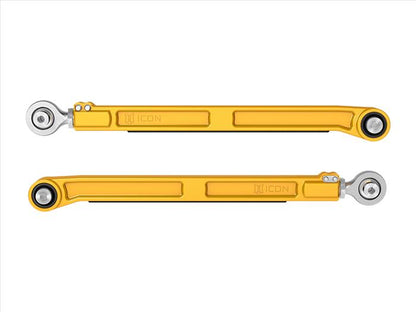 ICON 2022-2025 Toyota Tundra/2023-2024 Toyota Sequoia/2024-2025 Toyota Tacoma, Rear, Billet Lower Link Kit, Gold Anodizing