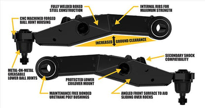ICON 2005-2023 Toyota Tacoma, Front, Lower Control Arm Kit