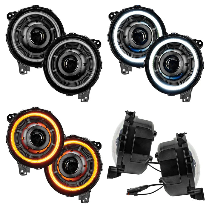 Oracle Lighting Oculus™ Switchback Bi-LED Projector Headlights for Jeep JL/JLU & JT (2018-Present)