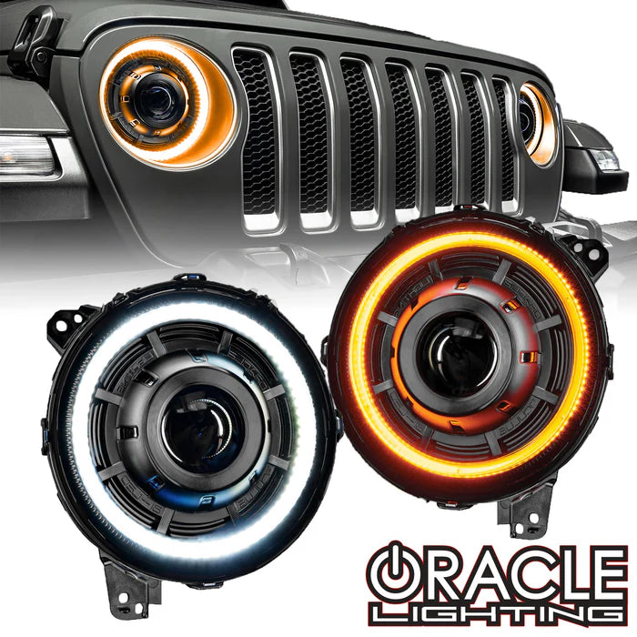 Oracle Lighting Oculus™ Switchback Bi-LED Projector Headlights for Jeep JL/JLU & JT (2018-Present)