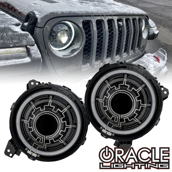 Oracle Lighting Oculus™ Bi-LED Projector Headlights for Jeep JL/JLU & JT- Heated Lens (2018-Present)
