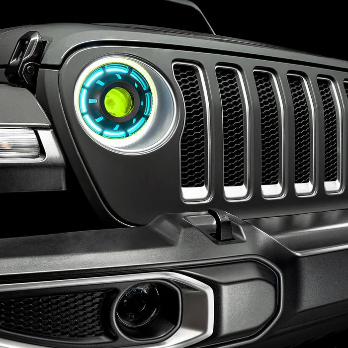 Oracle Lighting Oculus™ ColorSHIFT Bi-LED Projector Headlights for Jeep JL/JLU & JT w/BC@ Controller (2018-Present)