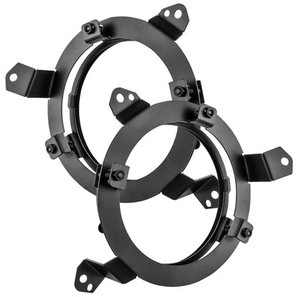 Oracle Lighting 2018-2025 Jeep Wrangler JL / 2020-2025 Jeep Gladiator Adjustable 7” Headlight Brackets (Pair)