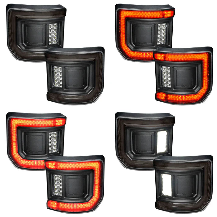 Oracle Lighting Flush Mount Tinted LED Tail Lights for Jeep Gladiator JT