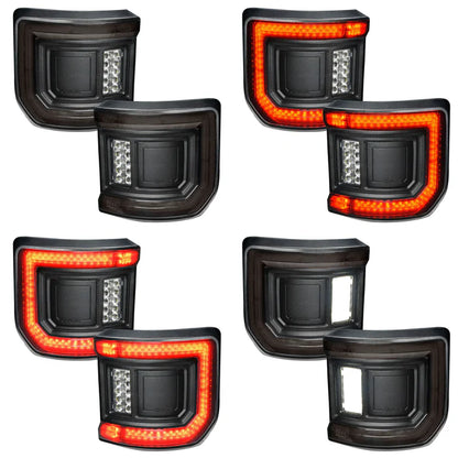 Oracle Lighting Flush Mount Tinted LED Tail Lights for Jeep Gladiator JT